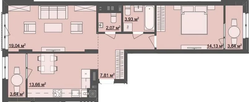 2-кімнатна квартира, 68 м², Тетеревський бульвар, Житомир — фото 1