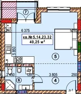 ЖК POLYANA LAND — 40.3 м²
