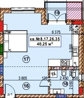 ЖК POLYANA LAND — 40.3 м²