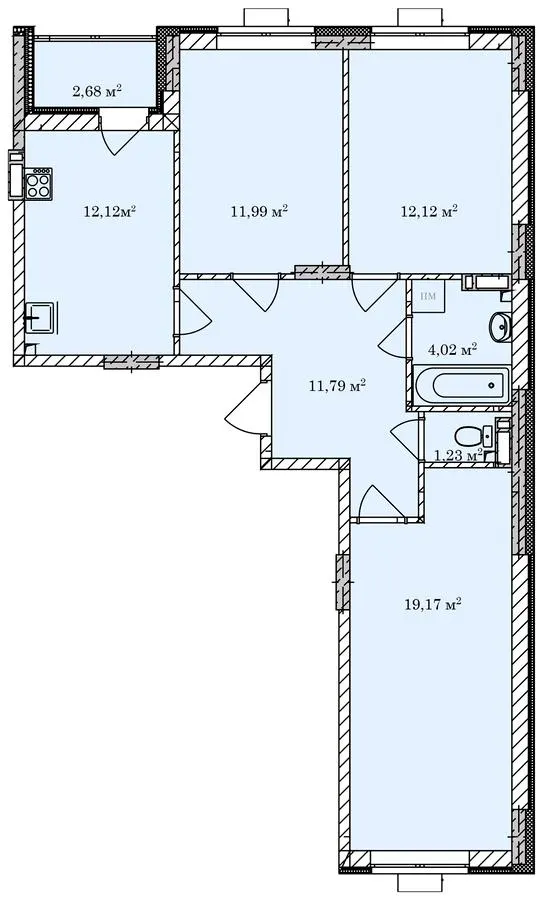 ЖК Вишгород Сіті Парк — 78.2 м²