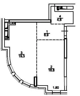 ЖК Паркове місто — 47.8 м²