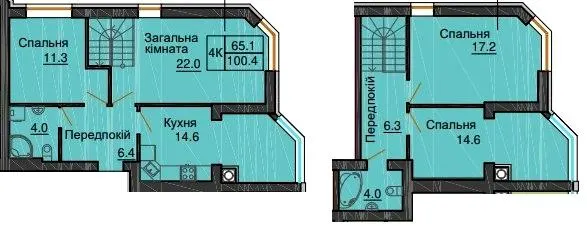 ЖК Софія Клубний — 100.4 м²