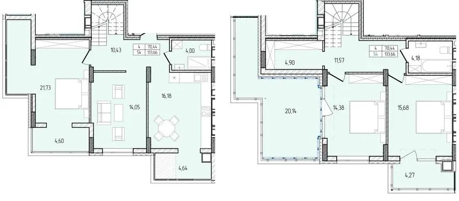 ЖК Перемога — 133.7 м²