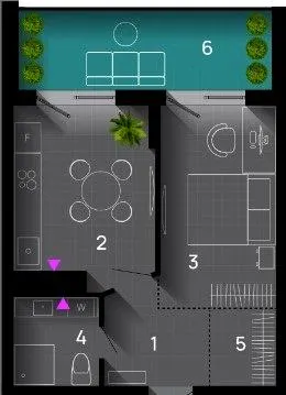 ЖК SKYGARDEN — 43 м²