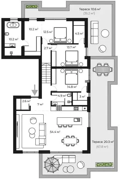 ЖК SHERWOOD — 173.1 м²