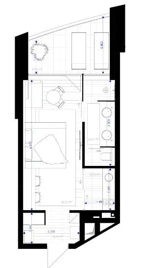 Апарт-комплекс ESCAPE City — 36.4 м²