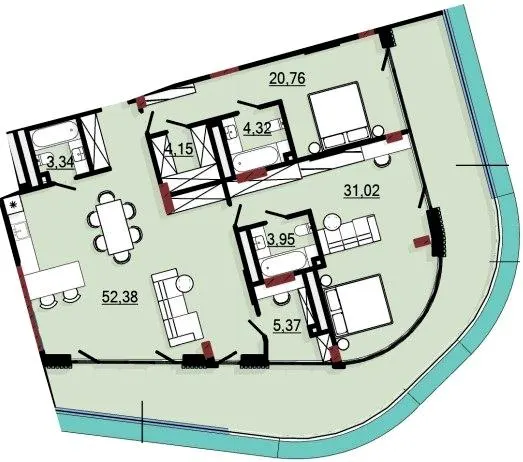 ARCHOTEL AVENUE — 140.3 м²