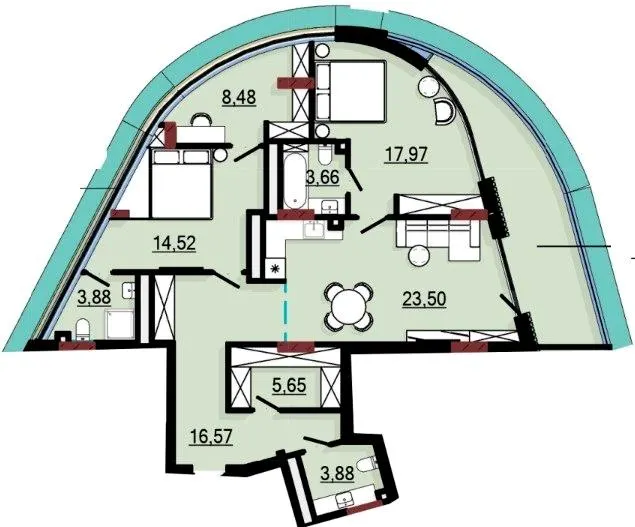ARCHOTEL AVENUE — 106 м²
