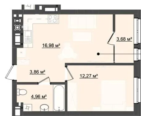 ЖК City House — 41.8 м²