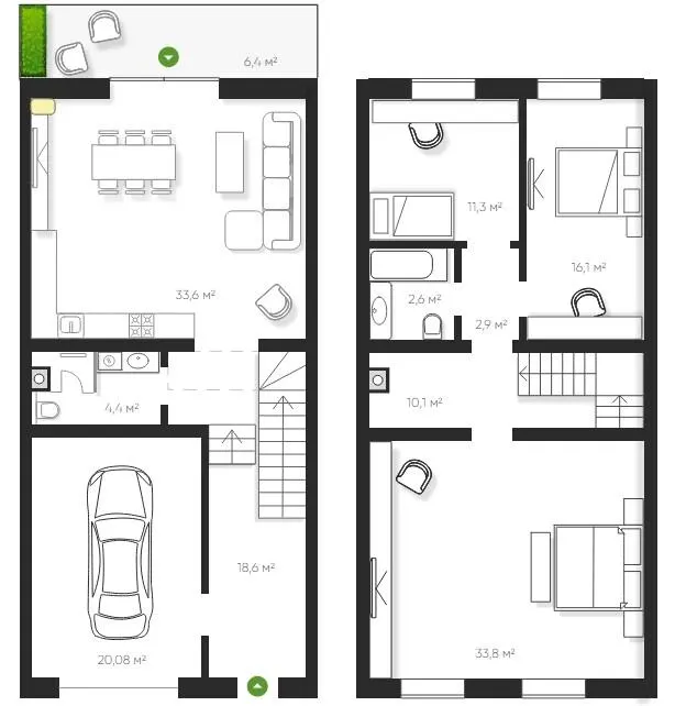 ЖК клубного типу Обрій — 160.6 м²
