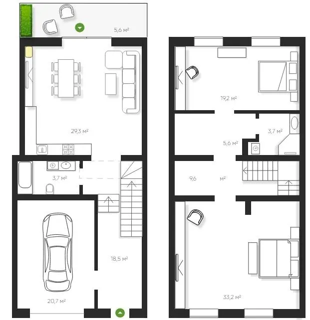 ЖК клубного типу Обрій — 148.1 м²