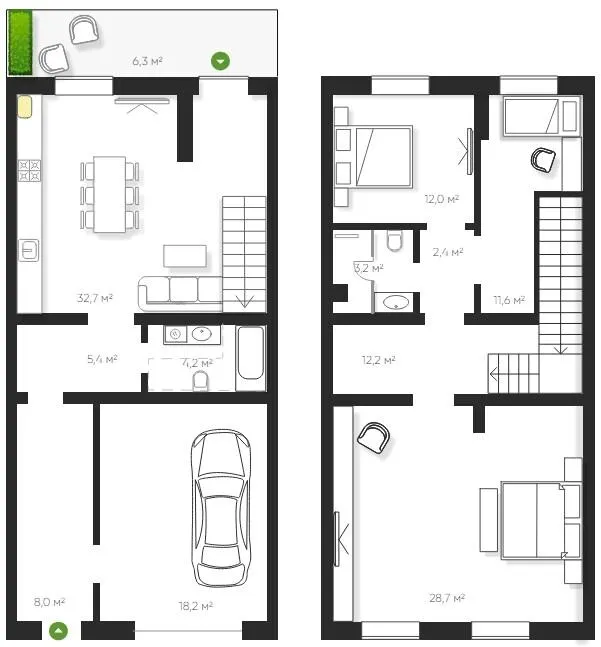 ЖК клубного типу Обрій — 144.9 м²
