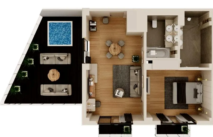 ЖК VERTEXVILLE — 63.1 м²