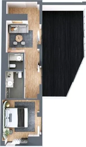 ЖК VERTEXVILLE — 44.5 м²