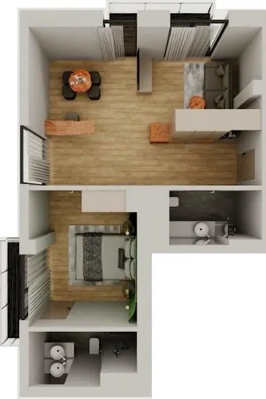 ЖК VERTEXVILLE — 50.3 м²