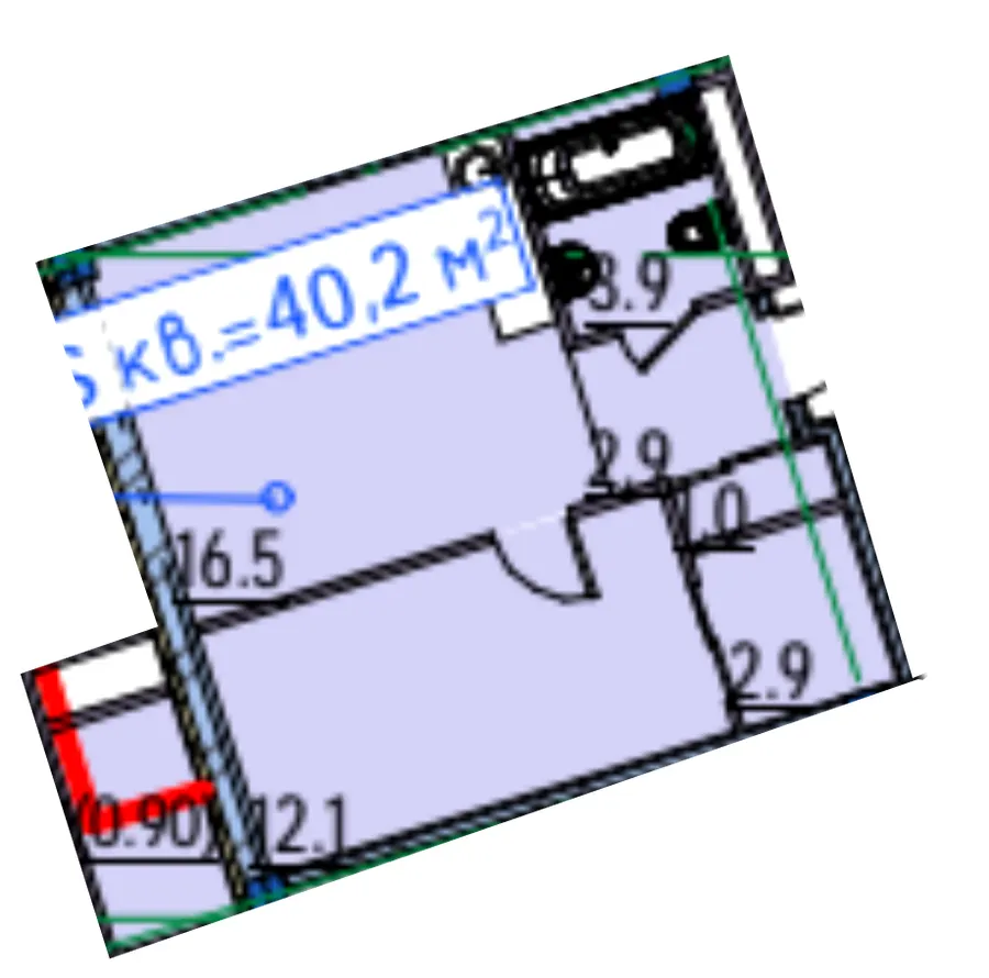 Пространство у Стамбульского парка — 39.9 м²