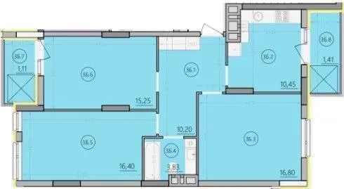 ЖК FAMILY — 75.3 м²