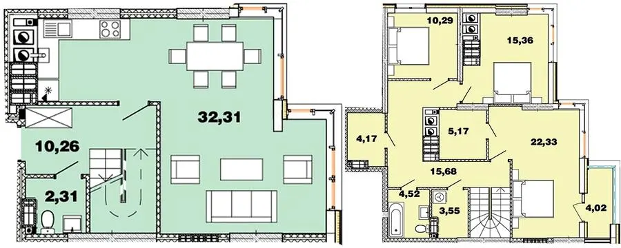 ЖК Crystal Avenue — 127.9 м²