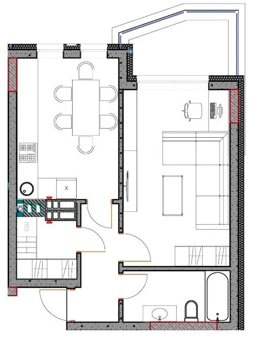 ЖК Stugna Residence — 48.3 м²