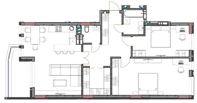 ЖК Stugna Residence — 101.8 м²