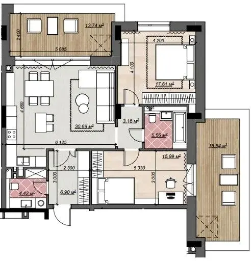 Sovskyi Club House — 94.4 м²