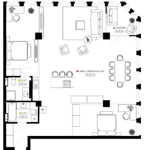 KYЇVPROEKT City Space — 130.4 м²