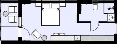 Erwin Hall — 27.6 м²