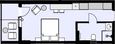 Erwin Hall — 28 м²
