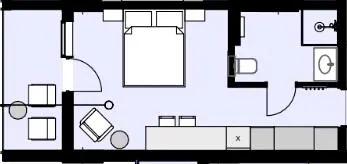 Erwin Hall — 25.5 м²