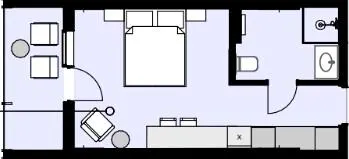 Erwin Hall — 25.7 м²