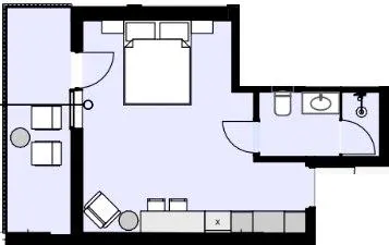Erwin Hall — 28.6 м²