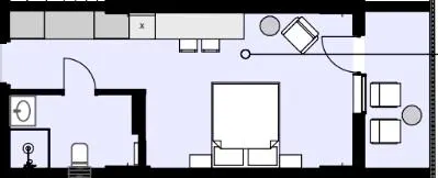 Erwin Hall — 30.8 м²