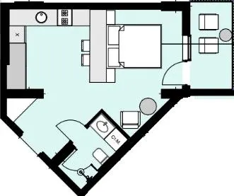 Erwin Hall — 30.9 м²