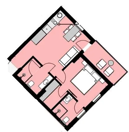 Erwin Hall — 38.5 м²