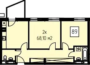 ЖК Royal Place — 68.1 м²