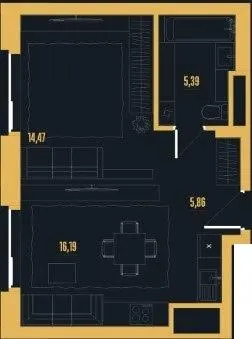ЖК Skywalker — 40.4 м²