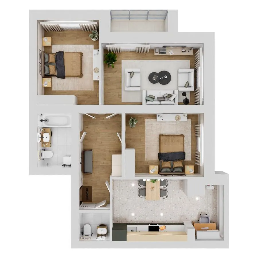 ЖК Living Park «Нова Будова-2» — 82.4 м²