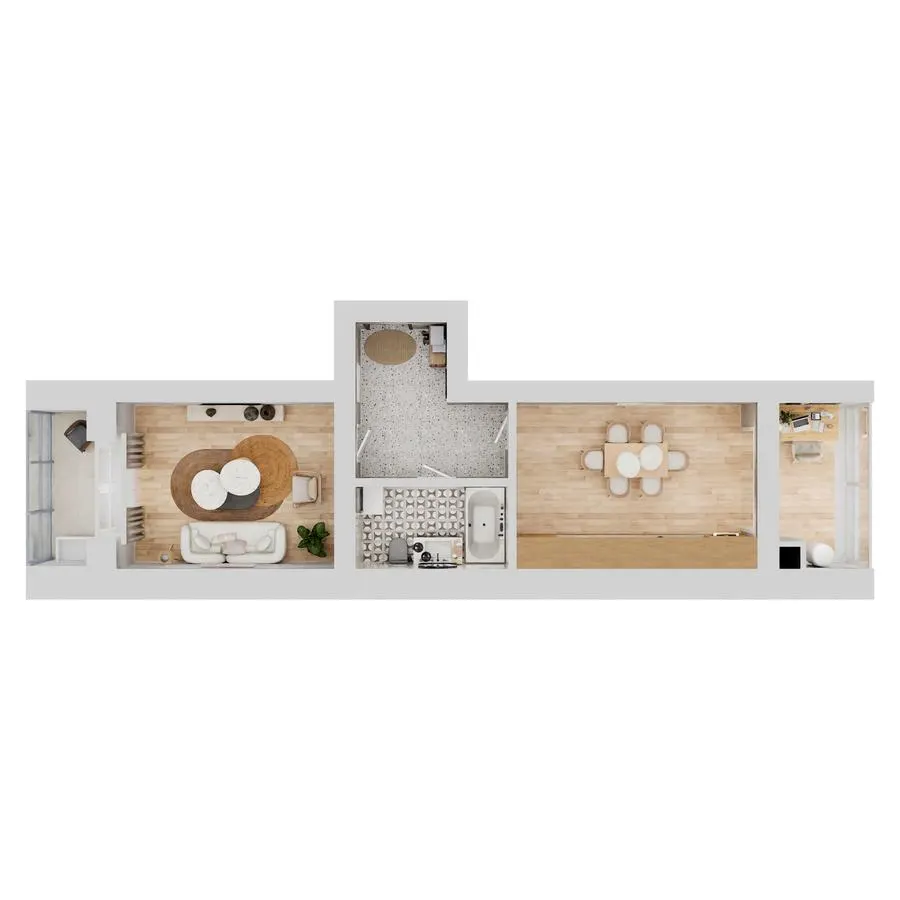 ЖК Living Park «Нова Будова-2» — 47.9 м²
