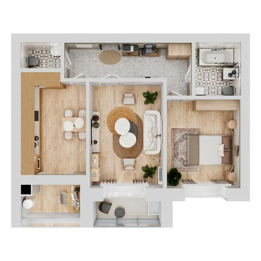 ЖК Living Park «Нова Будова-2» — 65.3 м²