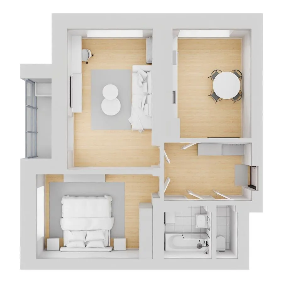 ЖК Living Park «Нова Будова-2» — 59.9 м²