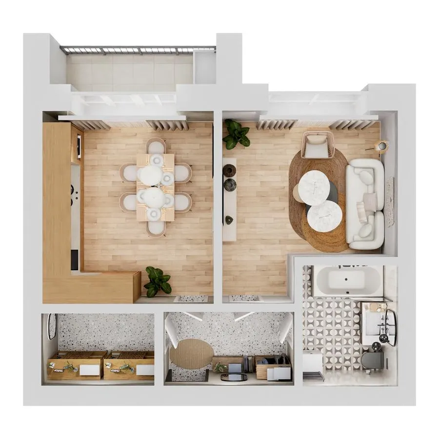 ЖК Living Park «Нова Будова-2» — 45.2 м²