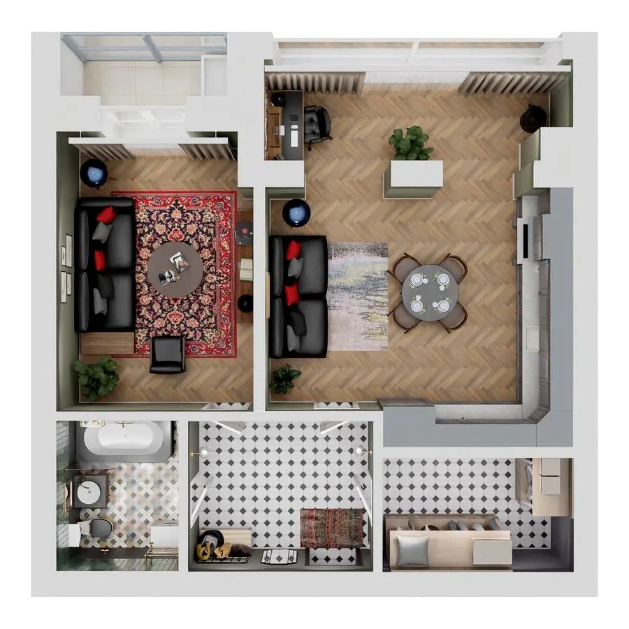 ЖК Living Park «Нова Будова-2» — 61.6 м²