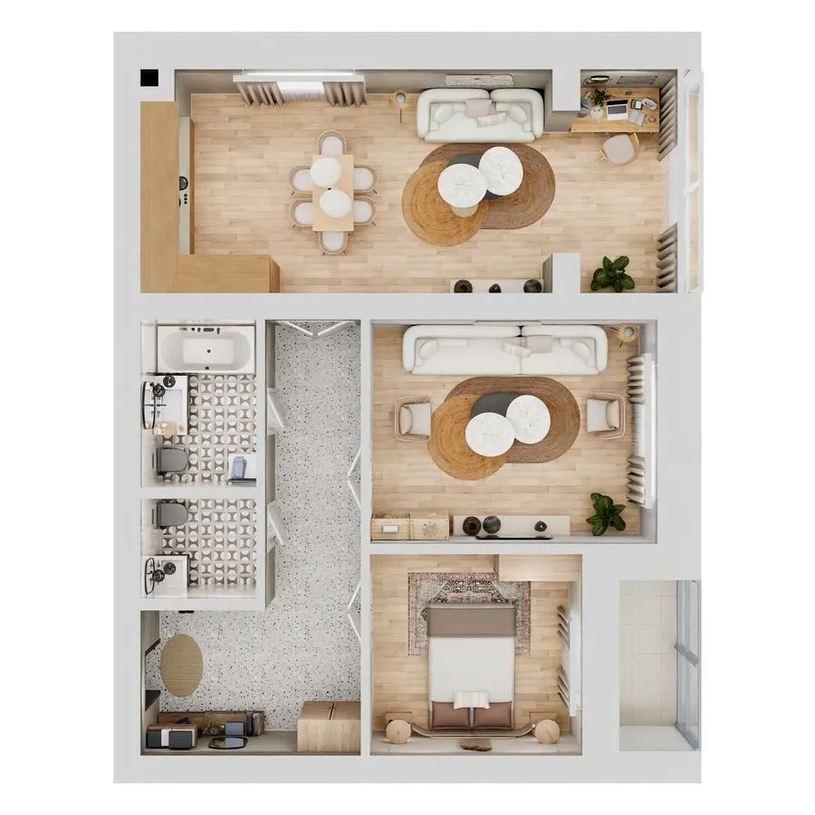 ЖК Living Park «Нова Будова-2» — 80.8 м²