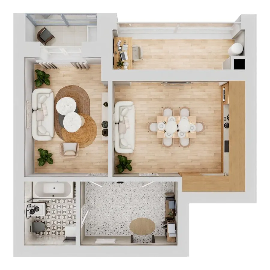 ЖК Living Park «Нова Будова-2» — 57 м²
