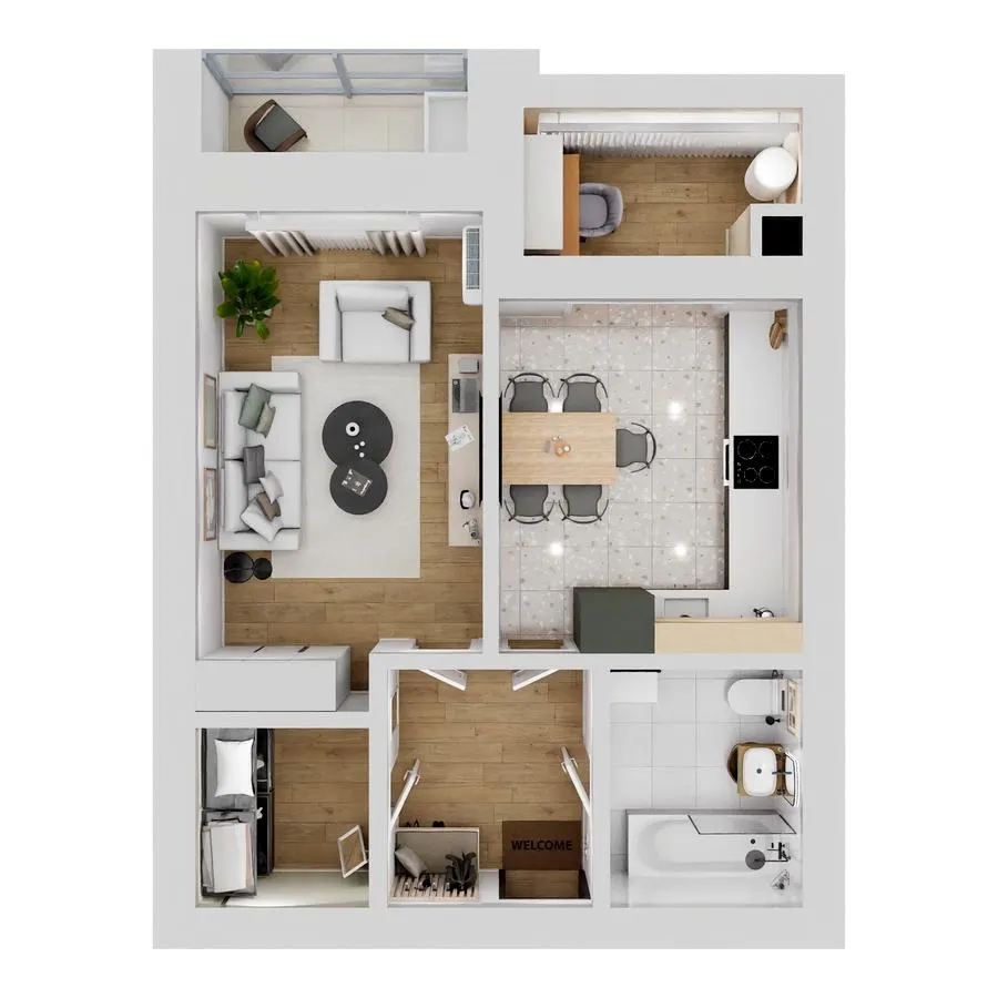ЖК Living Park «Нова Будова-2» — 44.7 м²