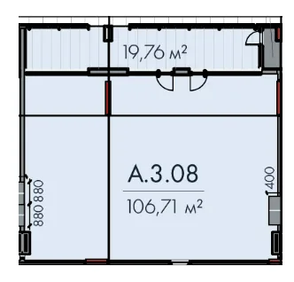 2-кімнатна квартира, 107 м², вул. Володимира Вернадського, 25, Дніпро — фото 1