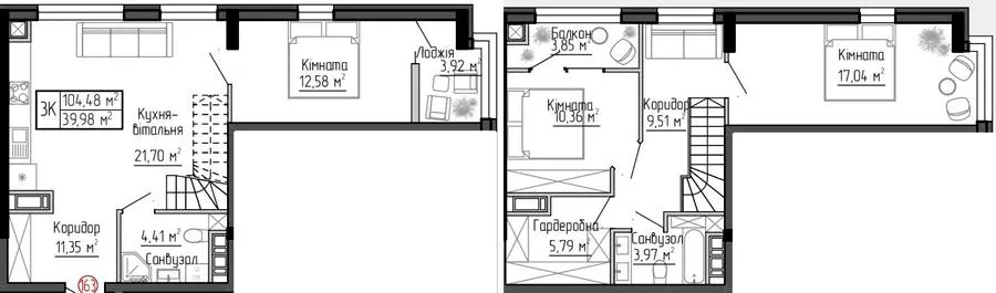 ЖК Дружній Дім — 104.5 м²