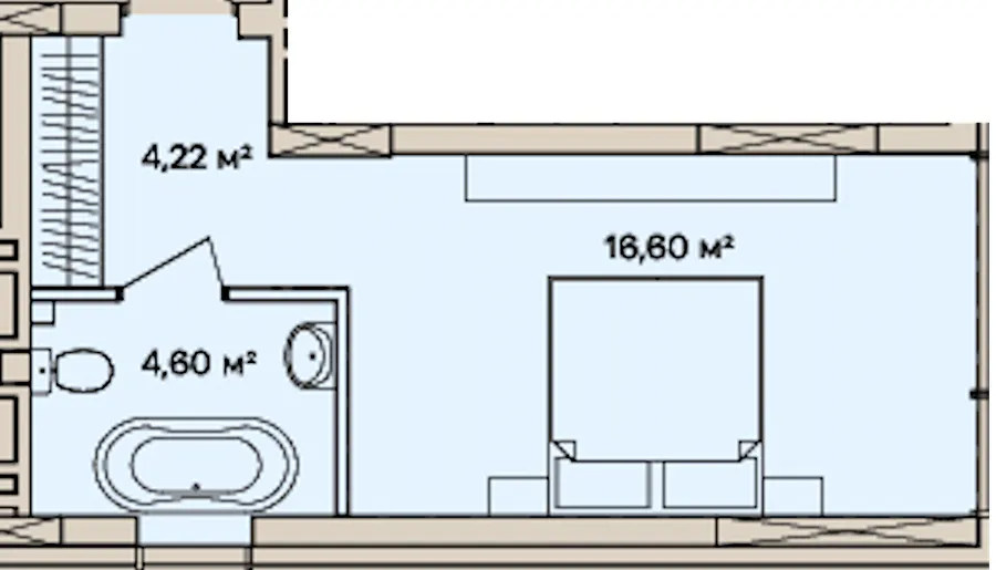 The Five Hotel — 25.4 м²