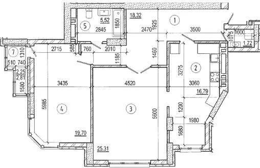 вул. Сім'ї Сосніних, 4а — 89.6 м²