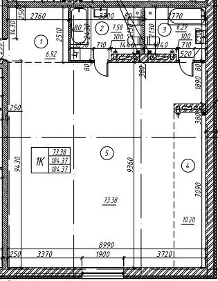 ЖК Еко Дім — 104.4 м²